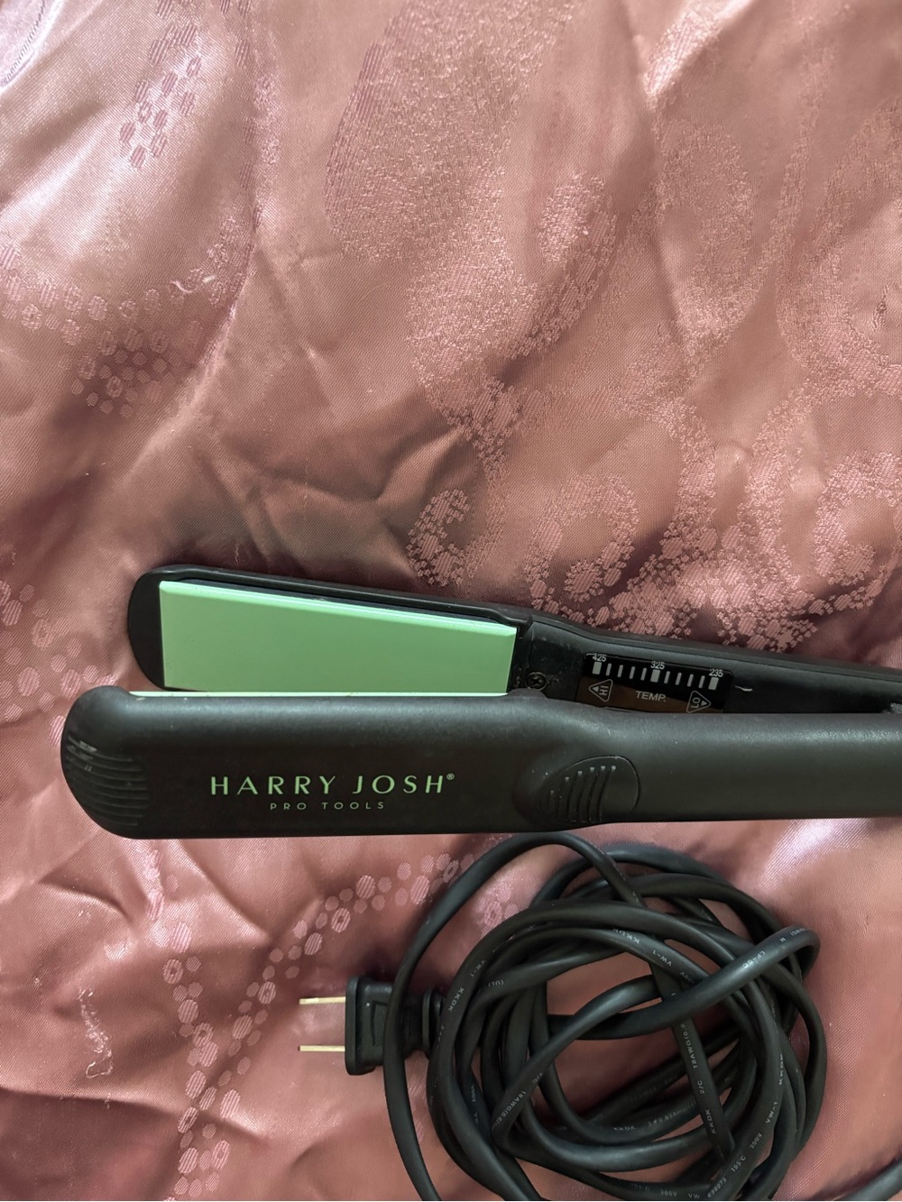 Harry Josh Mint and Black Ceramic Hair Straightener - Professional Styling